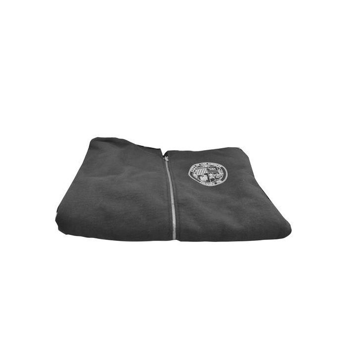 Unisex Hf Zipper Hoodie -  Black  XXL
