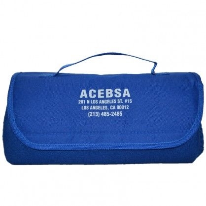 Blue Roll Up Fleece Blanket